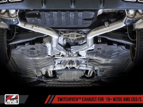 Sportauspuff AWE Mercedes-Benz W205 C63/S AMG Sedan SwitchPath