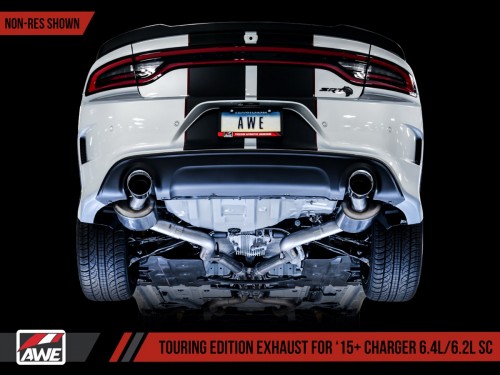 Sportauspuff AWE Dodge Charger 15+ 6.4L Non-resonated Touring Edition