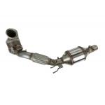 Sportauspuff HJS ECE Downpipe for VAG 2.0 T(F)SI FWD with OPF Euro 6d-Temp (Golf Mk7 TCR)