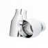 2x Chrome Silver