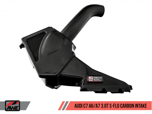 Sportauspuff AWE carbon Ansaugsystem Audi C7 A6 / A7 3.0T