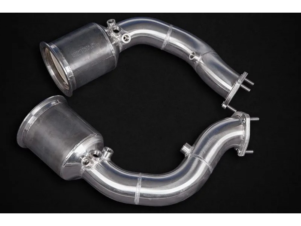 Sportauspuff Capristo Porsche Cayenne Turbo GT (536/959) Downpipes