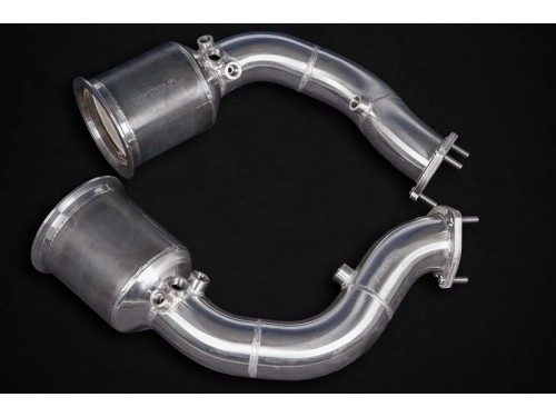 Sportauspuff Capristo Porsche Cayenne Turbo GT (536/959) Downpipes
