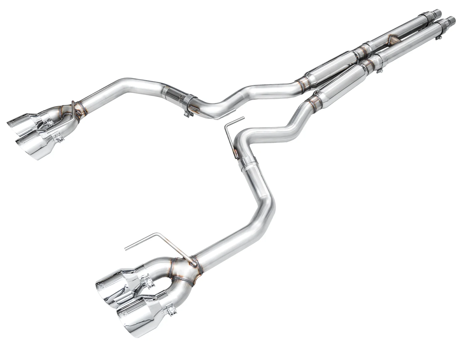 Sportauspuff AWE Ford Mustang Dark Horse S650 Cat-back Track Edition